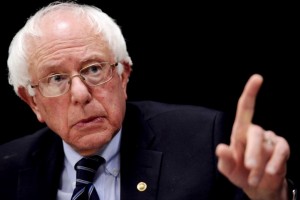 U.S. Democratic presidential candidate Sanders speaks at a roundtable discussion with veterans at Cornell College in Mount Vernon, Iowa